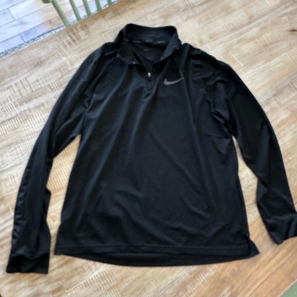 Nike Men's Black Long Sleeve Running Shirt